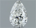 Natural Diamond 0.50 Carats, Pear with  Cut, I Color, VVS2 Clarity and Certified by GIA