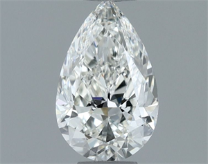 Picture of Natural Diamond 0.50 Carats, Pear with  Cut, I Color, VVS2 Clarity and Certified by GIA