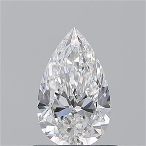 Picture of Natural Diamond 0.70 Carats, Pear with  Cut, F Color, SI1 Clarity and Certified by GIA