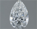 Natural Diamond 0.51 Carats, Pear with  Cut, F Color, VS2 Clarity and Certified by GIA