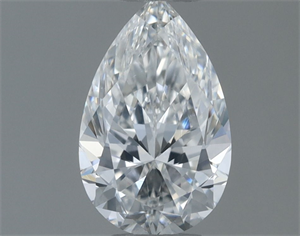Picture of Natural Diamond 0.51 Carats, Pear with  Cut, F Color, VS2 Clarity and Certified by GIA