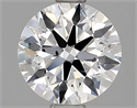 Natural Diamond 0.90 Carats, Round with Excellent Cut, D Color, SI2 Clarity and Certified by GIA