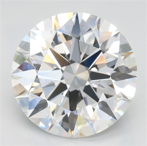 Picture of Lab Grown Diamond 3.06 Carats, Round with Ideal Cut, D Color, VVS1 Clarity and Certified by IGI