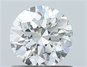 Natural Diamond 0.70 Carats, Round with Excellent Cut, G Color, VS1 Clarity and Certified by GIA