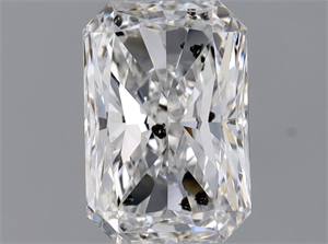 Picture of Natural Diamond 0.73 Carats, Radiant with  Cut, D Color, SI2 Clarity and Certified by HRD