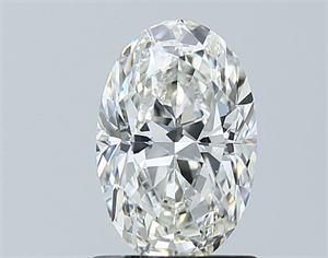 Picture of Natural Diamond 1.20 Carats, Oval with  Cut, H Color, VS1 Clarity and Certified by GIA