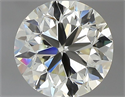Natural Diamond 0.70 Carats, Round with Very Good Cut, M Color, VVS1 Clarity and Certified by GIA