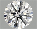 Lab Grown Diamond 1.41 Carats, Round with Ideal Cut, E Color, VS2 Clarity and Certified by IGI
