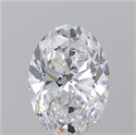 Diamante Natural 3.01 quilates, Ovalado , Color D, claridad SI2 y certificado GIA