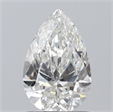 Diamante Natural 1.00 quilates, De pera , Color F, claridad SI2 y certificado GIA