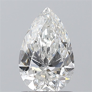 Foto Diamante Natural 1.00 quilates, De pera , Color F, claridad SI2 y certificado GIA de
