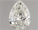 Natural Diamond 1.01 Carats, Pear with  Cut, I Color, SI2 Clarity and Certified by HRD