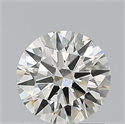 Natural Diamond 0.70 Carats, Round with Very Good Cut, J Color, SI1 Clarity and Certified by GIA