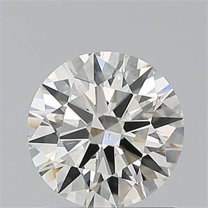 Picture of Natural Diamond 0.70 Carats, Round with Very Good Cut, J Color, SI1 Clarity and Certified by GIA
