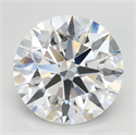 Del inventario de diamantes de laboratorio, 3.03 quilates, Redondo , Color D, claridad IF y certificado IGI