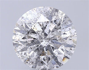Foto Diamante Natural 5.01 quilates, Redondo , Color G, claridad I1 y certificado IGI de
