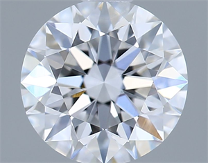 Picture of Lab Grown Diamond 1.03 Carats, Round with Excellent Cut, D Color, VVS1 Clarity and Certified by IGI