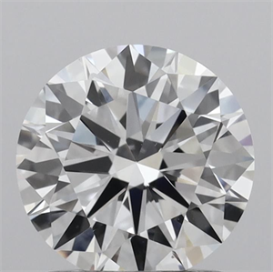 Picture of Lab Grown Diamond 1.22 Carats, Round with Excellent Cut, D Color, VVS2 Clarity and Certified by IGI