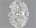 Diamante Natural 1.00 quilates, Ovalado , Color H, claridad SI2 y certificado GIA