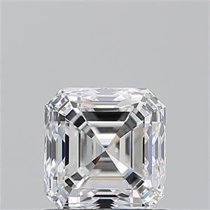 Picture of Natural Diamond 1.02 Carats, Asscher with  Cut, E Color, VS2 Clarity and Certified by GIA