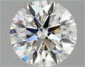 Del inventario de diamantes de laboratorio, 2.10 quilates, Redondo , Color F, claridad VVS2 y certificado IGI