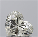 Natural Diamond 0.61 Carats, Heart with  Cut, I Color, VS2 Clarity and Certified by IGI