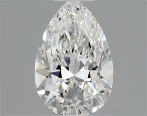 Picture of Natural Diamond 0.41 Carats, Pear with  Cut, E Color, VVS2 Clarity and Certified by GIA