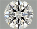 Diamante Natural 0.51 quilates, Redondo , Color J, claridad VVS1 y certificado GIA