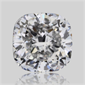 Natural Diamond 0.50 Carats, Cushion with  Cut, D Color, SI1 Clarity and Certified by GIA