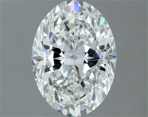 Picture of Natural Diamond 1.40 Carats, Oval with  Cut, H Color, SI1 Clarity and Certified by GIA