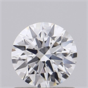 Lab Grown Diamond 0.70 Carats, Round with Ideal Cut, D Color, IF Clarity and Certified by IGI
