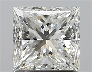 Picture of Natural Diamond 1.21 Carats, Princess with  Cut, I Color, VS1 Clarity and Certified by GIA