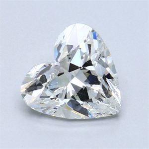 Picture of Natural Diamond 2.02 Carats, Heart with  Cut, F Color, SI1 Clarity and Certified by GIA
