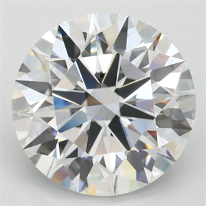 Picture of Lab Grown Diamond 5.43 Carats, Round with Ideal Cut, E Color, IF Clarity and Certified by IGI