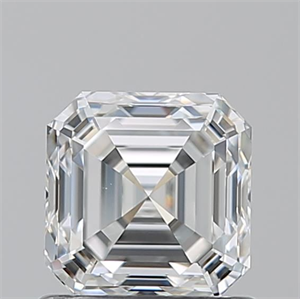 Picture of Natural Diamond 1.01 Carats, Asscher with  Cut, F Color, VS1 Clarity and Certified by GIA