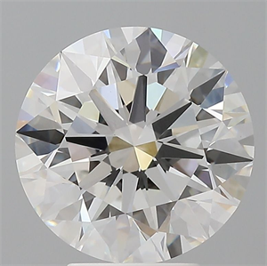 Picture of Lab Grown Diamond 4.52 Carats, Round with Ideal Cut, E Color, VVS2 Clarity and Certified by IGI