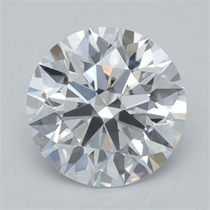 Picture of Lab Grown Diamond 1.13 Carats, Round with Ideal Cut, D Color, VVS2 Clarity and Certified by IGI