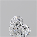 Natural Diamond 0.50 Carats, Heart with  Cut, E Color, VS1 Clarity and Certified by GIA