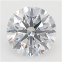 Lab Grown Diamond 2.55 Carats, Round with Excellent Cut, D Color, VVS2 Clarity and Certified by GIA