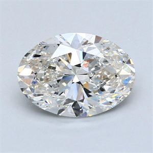 Picture of Natural Diamond 2.31 Carats, Oval with  Cut, G Color, SI1 Clarity and Certified by GIA