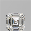 Diamante Natural 0.91 quilates, Asscher , Color I, claridad VVS1 y certificado GIA