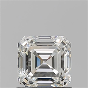 Foto Diamante Natural 0.91 quilates, Asscher , Color I, claridad VVS1 y certificado GIA de