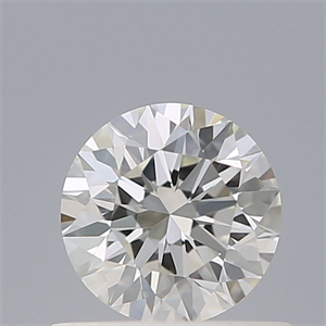 Picture of Natural Diamond 0.50 Carats, Round with Excellent Cut, G Color, VVS2 Clarity and Certified by IGI