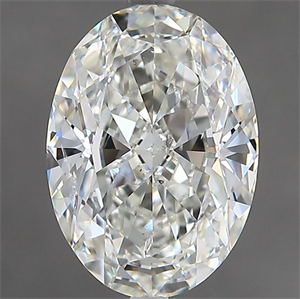 Foto Diamante Natural 2.50 quilates, Ovalado , Color I, claridad SI2 y certificado GIA de