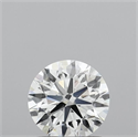 Lab Grown Diamond 0.97 Carats, Round with Ideal Cut, D Color, VVS2 Clarity and Certified by IGI