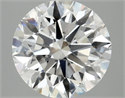 Lab Grown Diamond 3.84 Carats, Round with Excellent Cut, E Color, VS2 Clarity and Certified by IGI