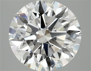 Picture of Lab Grown Diamond 3.84 Carats, Round with Excellent Cut, E Color, VS2 Clarity and Certified by IGI