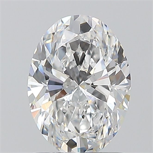 Picture of Natural Diamond 1.20 Carats, Oval with  Cut, E Color, VS2 Clarity and Certified by GIA