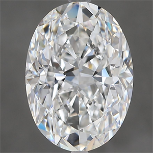 Foto Diamante Natural 4.01 quilates, Ovalado , Color F, claridad VS1 y certificado GIA de