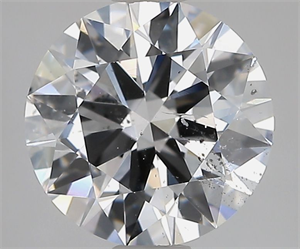 Picture of Natural Diamond 2.25 Carats, Round with Excellent Cut, D Color, SI2 Clarity and Certified by GIA